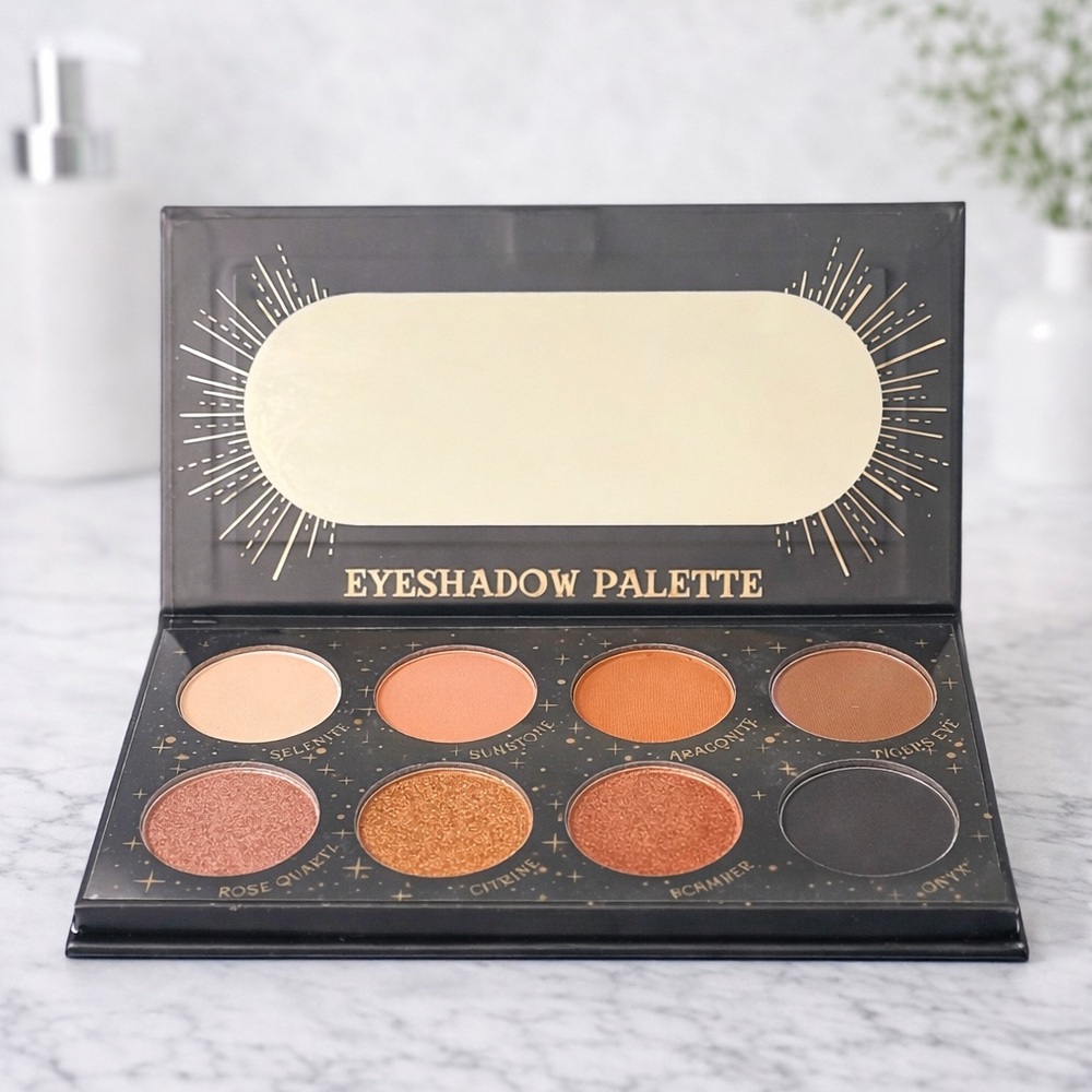 🌝 LA Splash Magic Eyeshadow Palette | Warm Neutrals Shimmer Matte 8 Pan
